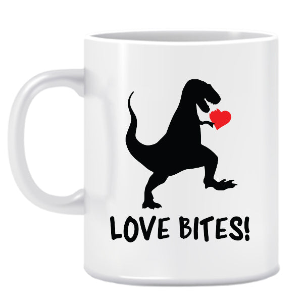 Love Bites-Dinosaur-Valentine-Ceramic Mug