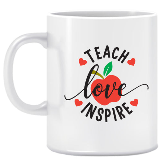 Teach, Love, Inspire-Ceramic Mug