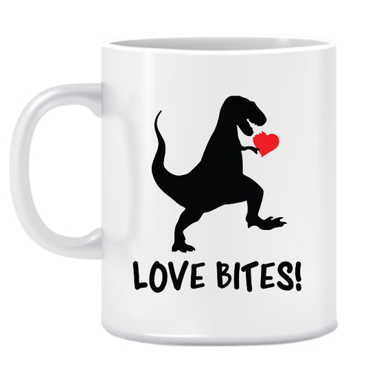 Love Bites-Dinosaur-Valentine-Ceramic Mug