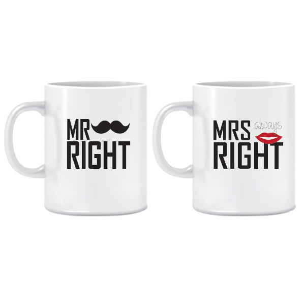 Mr. Mrs-Twin Pack-Ceramic Mug