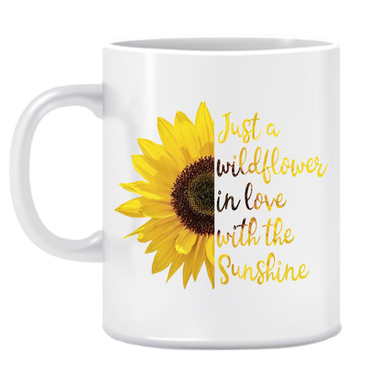Sunflower-Wildflower-Ceramic Mug